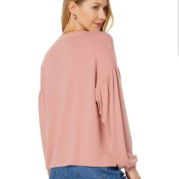 Madewell Dusty Rose Pullover Sweater Size Medium EUC - Picture 2 of 8